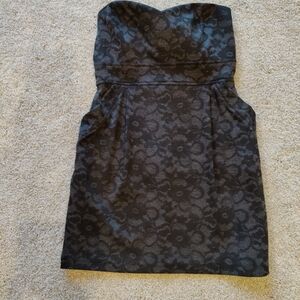 Papaya Black Strapless Dress. So Cute!